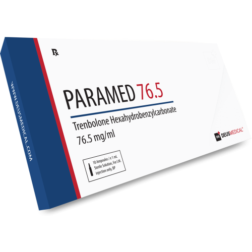 PARAMED 76.5 (TRENBOLONE HEXAHYDROBENZYLCARBONATE) INJECTABLE STEROID IN AMPOULES