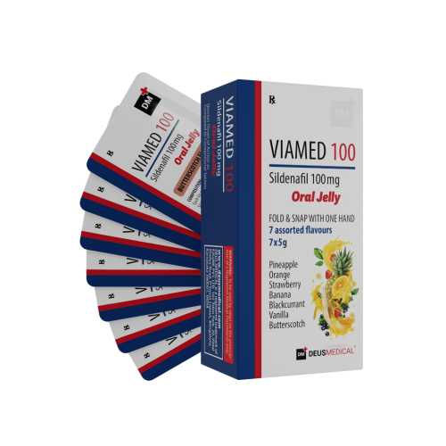 VIAMED 100 Sildenafil Citrate Oral Jelly